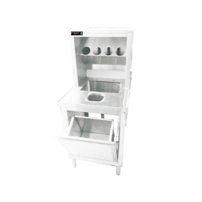 500 Series - Tekanan Nozzle Shelf + Trash Can